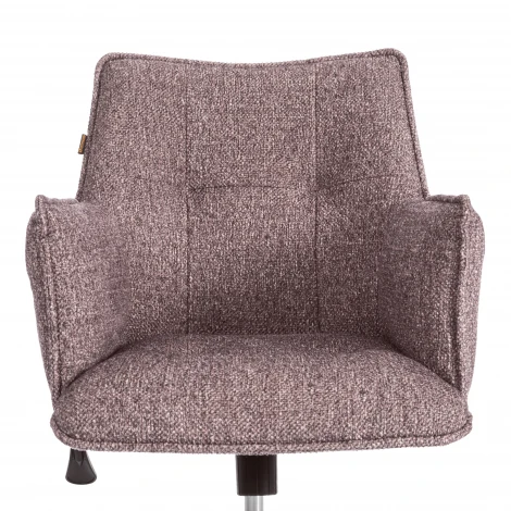 Кресло Lutz/Лутц/Луц хром велюр/букле, VT shape wood rose Tetchair 25479