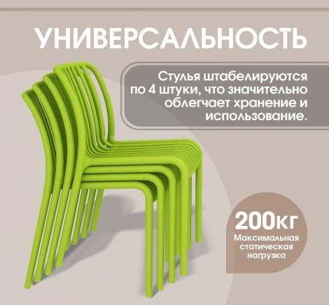 Стул Sheffilton SHT-S173 Травяной 2585961406