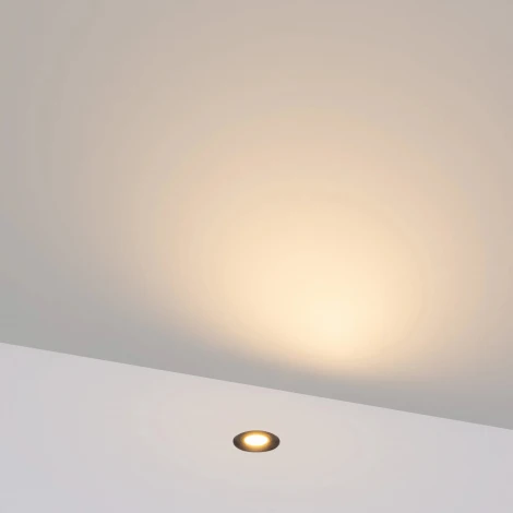 Встраиваемый светильник уличный ART-PELURU-GROUND-R23-1W Warm3000 (GR, 100 deg, 24V) (Arlight, IP67 Металл) 057831