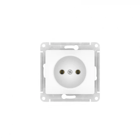 Розетка без заземления (белый) Systeme Electric GSL000141S