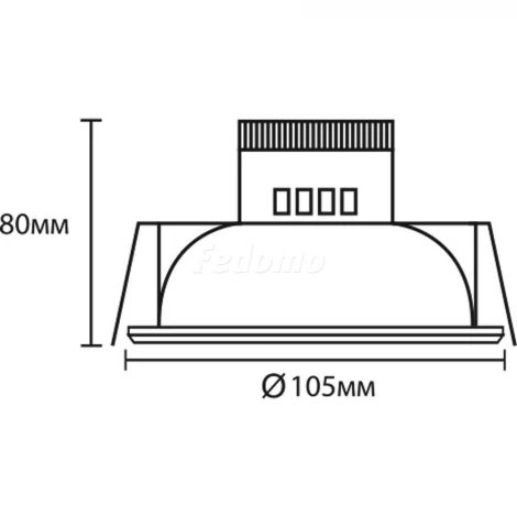 Donolux DL18456 DL18456/3000-White R Dim