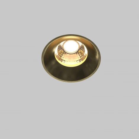Встраиваемый светильник под гипсокартон Maytoni Round DL058-12W3K-TRS-BS (LED, 220V, круглые)