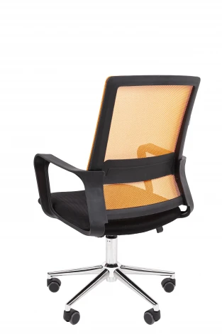 Офисное кресло Chairman 606 Россия TW оранжевый хром 7215749