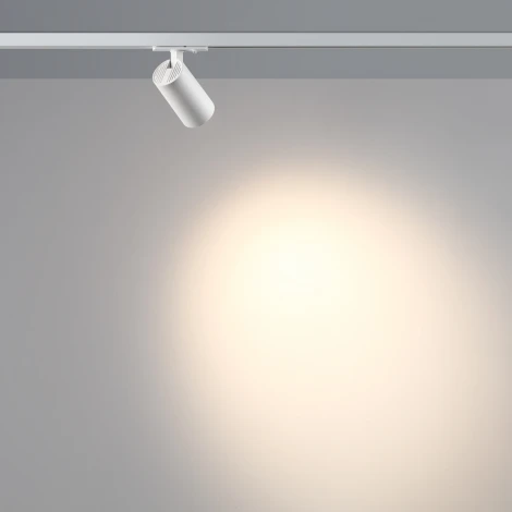 Трековый светильник однофазный светодиодный Novotech Selene 359912 белый трехжильный LED 15W 220V 3000К
