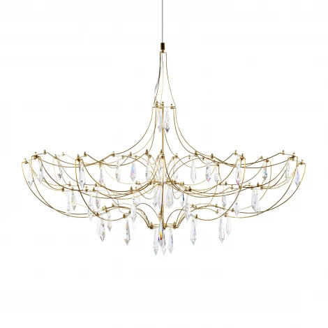 Подвесная люстра светодиодная Loft It Mira 10589/900 Gold Asfour