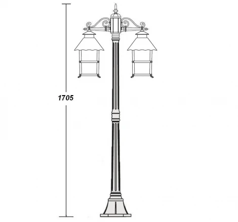 Наземный фонарь Oasis Light Caior LL 81408А