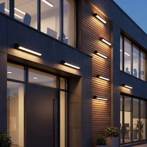 Настенный светильник уличный светодиодный Reluce 86878-9.2-001JH LED18W BK RLOS