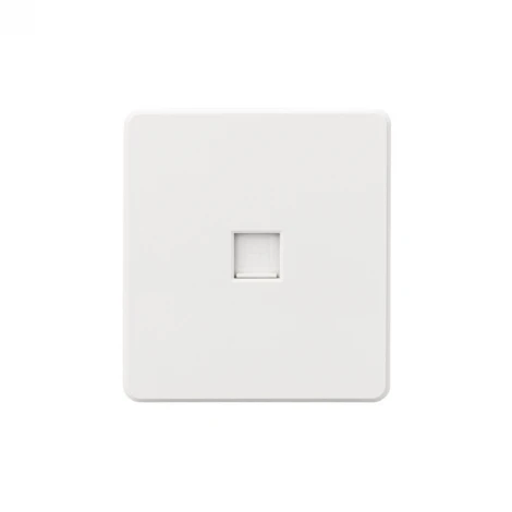 Розетка компьютерная RJ45 кат6 с/у перламутр Kranz Round KR-78-0724-1