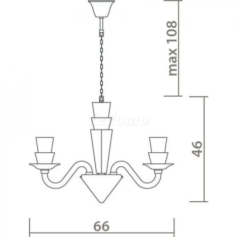 Подвесная люстра Divinare Susana 5122/09 LM-6
