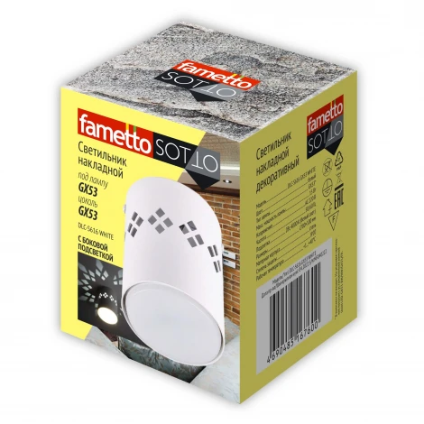 Накладной светильник Sotto DLC-S616 GX53 WHITE (220V, круглые)