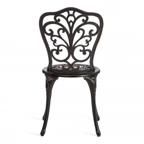 Стул Secret de Maison Mozart/Моцарт алюминиевый сплав, 53х41х89см, бронзовый (Комплект из 2 шт.) Tetchair 10679