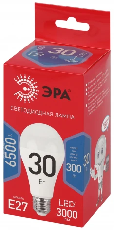 Лампочка светодиодная E27 30Вт ЭРА LED A70-30W-865-E27 R LED A70-30W-865-E27 R