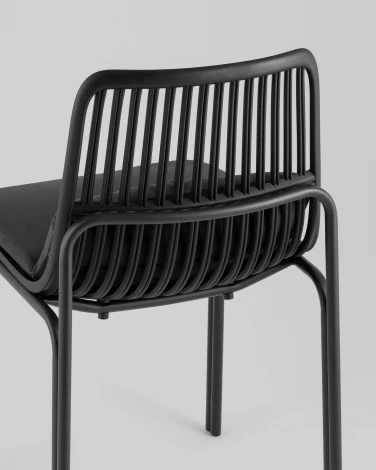 Стул Louran с подушкой чёрный Stool Group УТ000042272