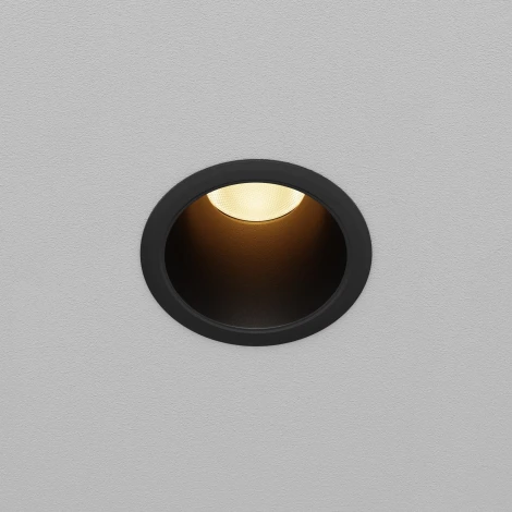 Встраиваемый светильник Maytoni Dip DL116-10W-2.7K-B (LED, 220V, круглые)
