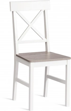 Обеденный комплект Хадсон (стол + 4 стула)/ Hudson Dining Set (mod.0104) (МДФ /Белый,Серый)