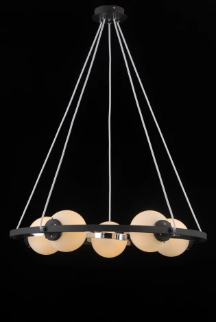 Подвесной светильник Natali Kovaltseva Sphere 81020-5C SATIN BLACK