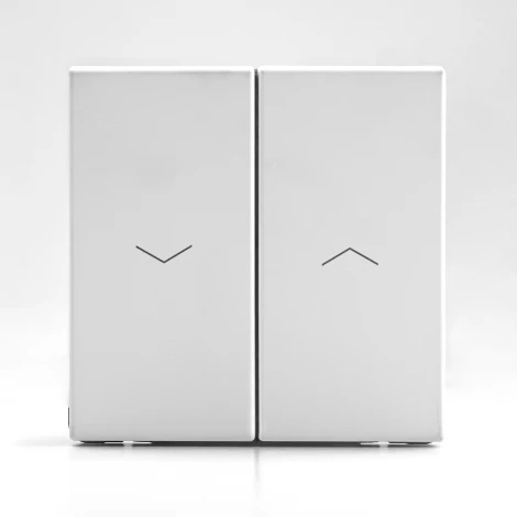Выключатель жалюзи двухклавишный (лотос) Systeme Electric GAL001319