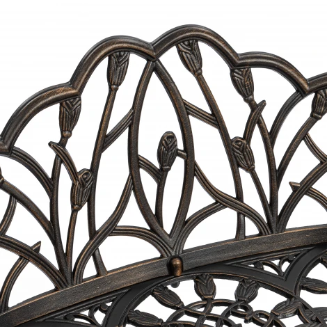 Скамья Secret de Maison Strauss (Штраус) алюминиевый сплав, 99хх56х76см, бронзовый Tetchair 11703