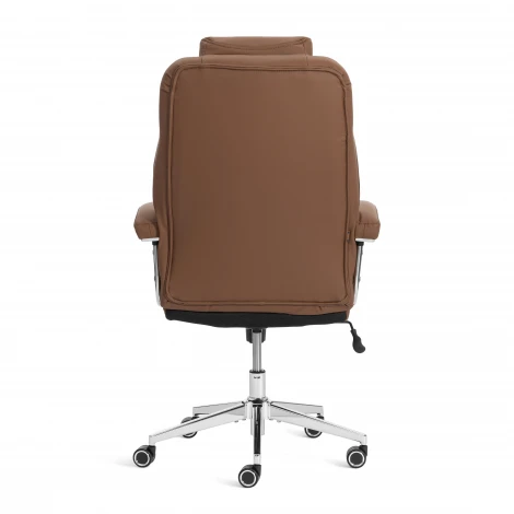 Кресло Траст Люкс/Trust Lux экокожа LUX Classic 18-24, коричневый Tetchair 25697