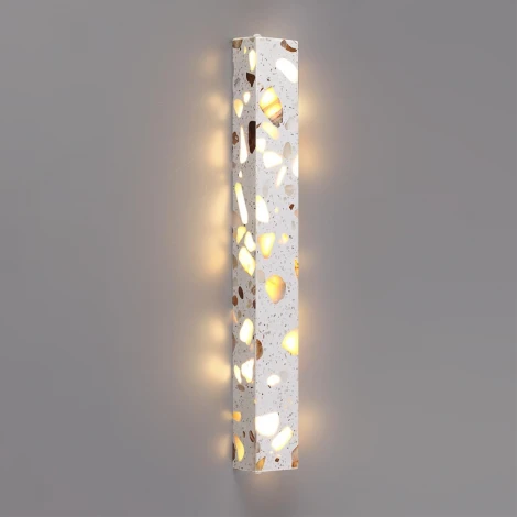 Настенный светильник Odeon Light Terrazzo 7012/15WL металл/тераццо/античн. бронза 1*15W 3000K 220V (LED)