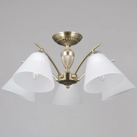 Потолочная люстра на штанге ILLUMICO IL0910-8CSQ-26 AB ELITE