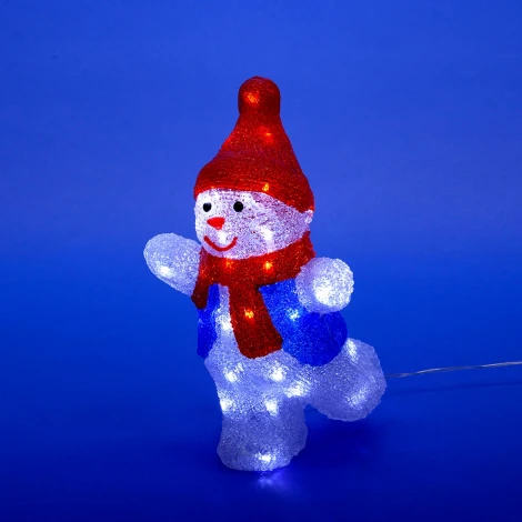 Световая фигура Uniel ULD-M2234-040/STA WHITE IP20 SNOWMAN-2 (LED, 220V, снеговик)