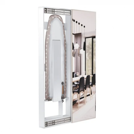 Гладильная доска Смарт с зеркалом БТС, белый 00-00105280