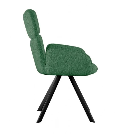 Стул DikLine 501 поворотный NS Pine зеленый, ножки черные 00-00084769