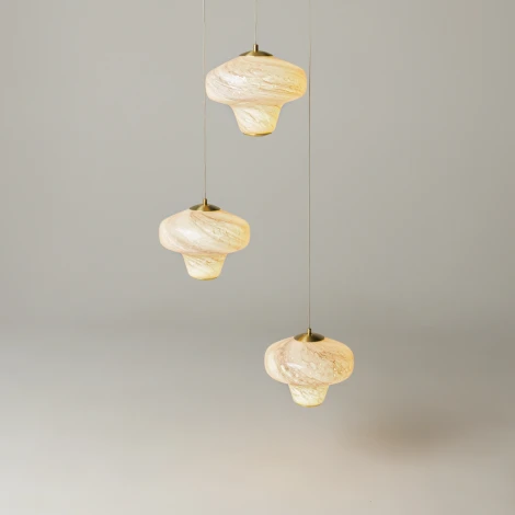 Подвесной светильник LED Maytoni Sirocco MOD359PL-L17BS3K (220V, на проводе, круглые)