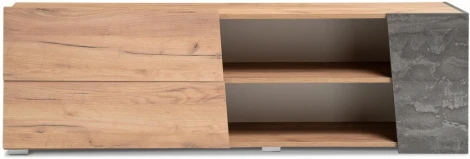 ТВ-тумба Аллегро 10 (Аллегро 10 дуб крафт золотой / камень темный) Woodville арт.455837
