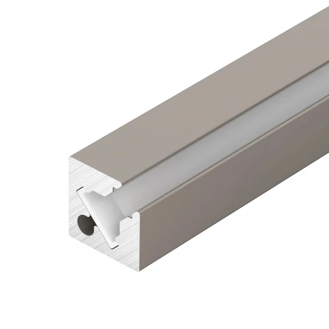 Профиль c экраном SL-KANT-H10-SQUARE-2000 CHAMPAGNE GOLD (Arlight, Алюминий+пластик) 055320