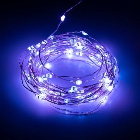 Светодиодная гирлянда Нить с управлением смартфоном 10м RGB ЭРА ЕGNIG - PU-1
