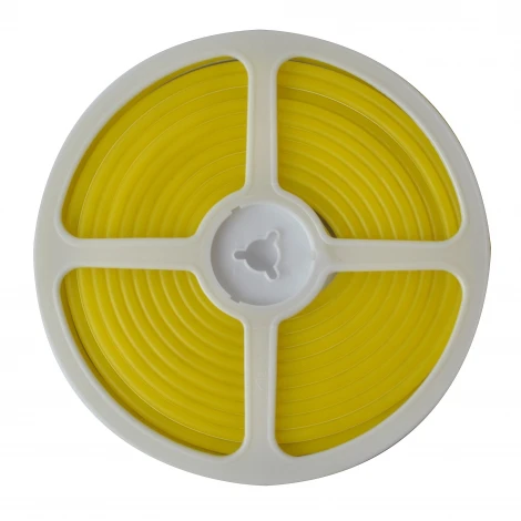 Гибкая светодиодная лента катушка 5м желтый свет Uniel Neon ULS-N01-2835-120LED/m-6mm-IP67-DC12V-9W/m-5M-YELLOW блистер