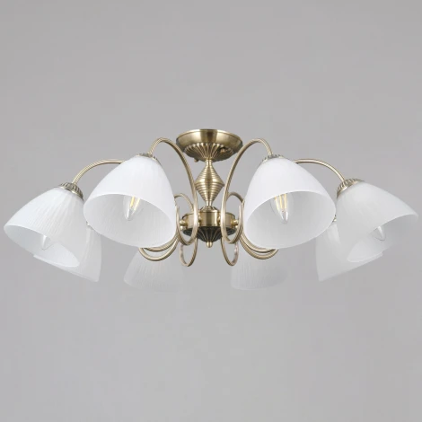 Потолочная люстра на штанге ILLUMICO IL0897-8CSQ-26 AB ELITE