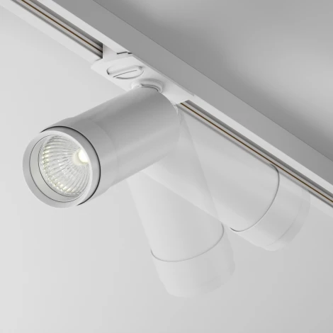 Трековый светильник Focus Led Zoom Unity 4000K 12Вт 15° (однофазный) Maytoni Technical TR021-1-12B4K-Z-W (220V, круглые)