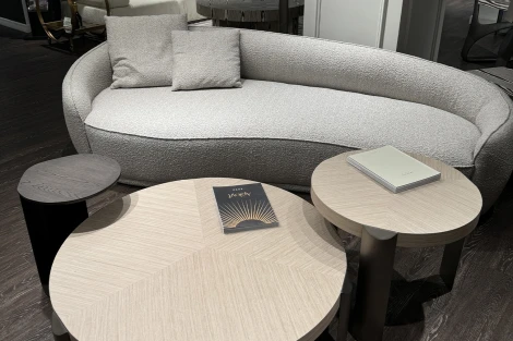 Диван трехместный Тулон(GD/Toulon) (левый) бежевый букле Orso-BEG 257*119*72см Garda Decor