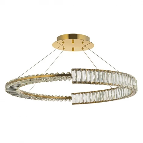 Подвесной светильник Arti Lampadari Carini L 1.5.80.100 G (LED, 220V, на тросе, кольцо)
