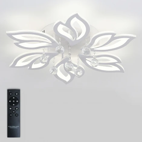 Потолочная люстра с пультом, светодиодная Natali Kovaltseva Sand LED LAMPS 81241