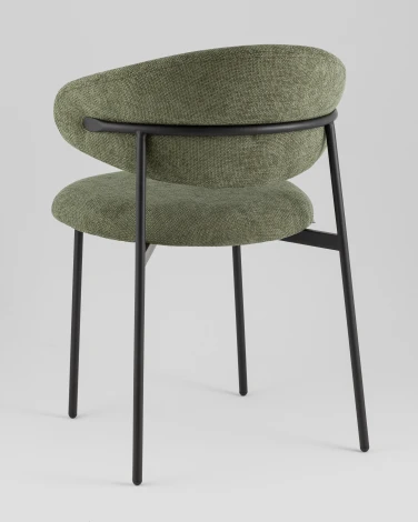 Стул Evan шенилл зеленый Stool Group УТ000042350