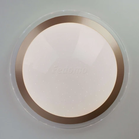 Потолочный светильник Eurosvet Fusion 40003/1 LED матовое золото 42W