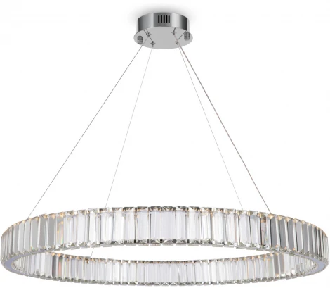 Подвесной светильник Freya Tier FR5257PL-L32CH (регулировка яркости, LED, 220V, на тросе, круглые, кольцо)