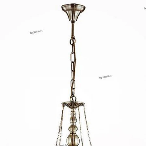 Подвесная люстра Eurosvet Bolero 60058/5 античная бронза