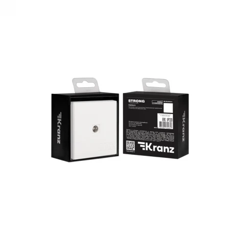 Розетка TV с/у жемчуг Kranz Strong KR-78-0723-4