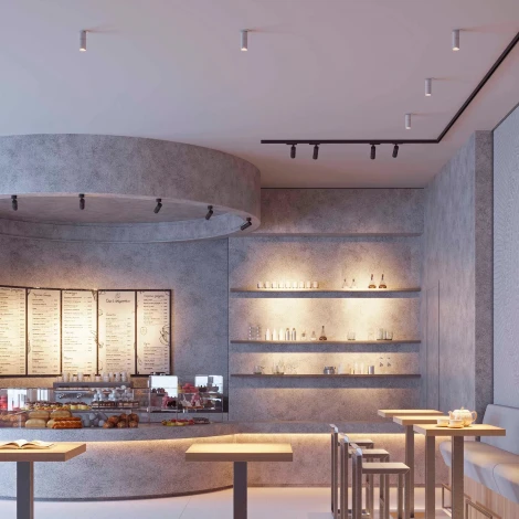 Спот LGD-ARTEMIS-BUILT-FLAP-R55-12W Warm2700 (BK, 8-80 deg, 230V) (Arlight, IP20 Металл) 062274