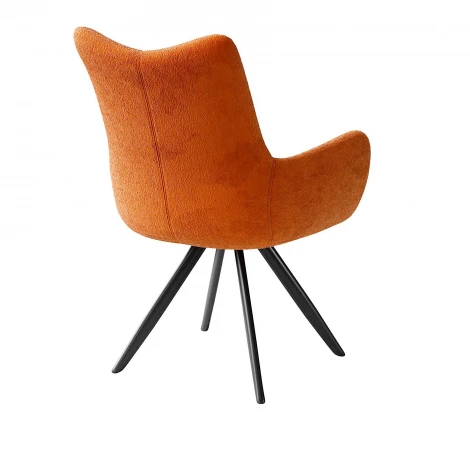 Стул DikLine 351 поворотный BL07 терракотовый, ножки черные 00-00081773