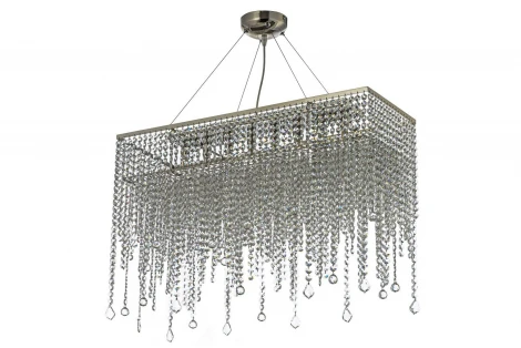 Подвесная большая люстра Arti Lampadari Milano E 1.5.70X25.105 N (220V, хрусталь, на тросе)