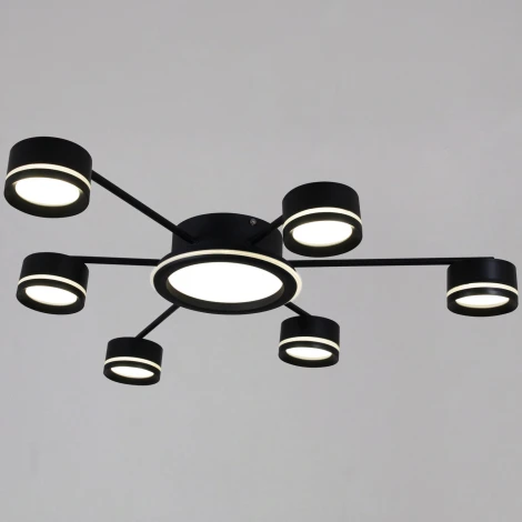 Потолочная люстра Reluce 20590-0.3-3+3+1 Black