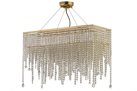 Подвесная люстра хрустальная Arti Lampadari Milano Milano E 1.5.70X25.105 G (220V, на тросе)