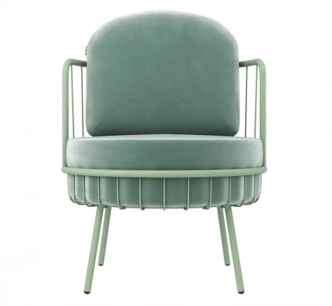Кресло Sheffilton SHT-AMS123 нежная мята/мятный 9376647101