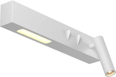 Настенный светильник со спотом Maytoni Comodo C031WL-L8W3K1 (LED, 220V, выключатель)